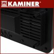 Kaminer fali fűtőtest wifis LED kijelzővel 1000 W / 2000 W fekete légfüggöny 26388