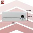 Kaminer fali fűtőtest wifis 1000 W / 2000 W fehér 26389