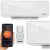 Zelvion Kaminer Wifis falifűtés fehér 1000 W / 2000 W 26398