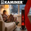 Ignisse Kaminer láng hatású álló fűtőtest LED kijelzővel 26401
