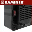 Zelvion Kaminer 26399 Wifis falifűtés fekete 1000 W / 2000 W