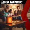 Lumni Kaminer elektromos fűtőtest fekete 26374