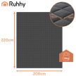 Ruhhy Súlyozott takaró 200x220cm 10kg 24427