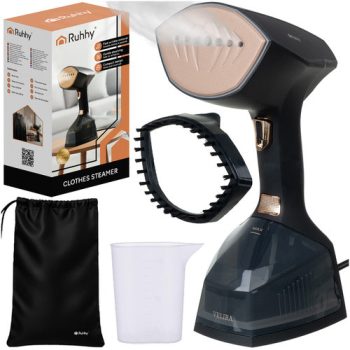 Velira Ruhhy 2000 W-os fekete ruhagőzölő 26901