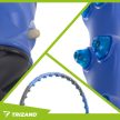 Trizand szegecses hulahoop karika 26347
