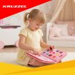 Kruzzel Manipulatív könyv Montessori játék rózsaszín 26880
