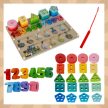  Kruzzel Montessori fából készült válogató oktatójáték 26509