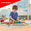  Kruzzel Montessori fából készült válogató oktatójáték 26509