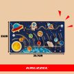 Kruzzel Montessori Naprendszer Puzzle - Bolygó labirintus és rakéta 26696