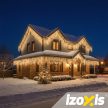 Izoxis Kültéri lámpa 500LED 22,5m füzér meleg fehér 23223