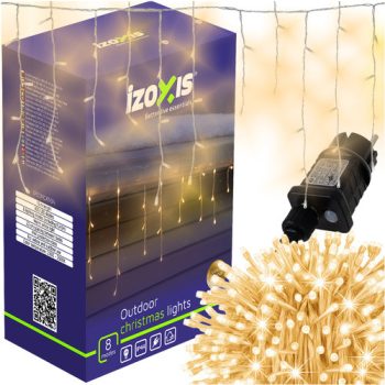 Izoxis Kültéri lámpák 300LED 15m meleg fehér 26710