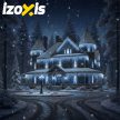 Izoxis Kültéri lámpák 500LED 22,5m hideg fehér 26705