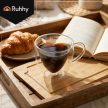 Ruhhy Hőálló duplafalú pohár 240ml szív alakú 26906