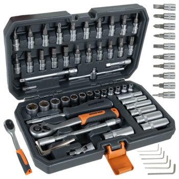 Tool set in a 56-piece case. Bigstreen 26845