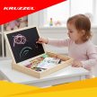 Kruzzel mágneses kétoldalas oktató tábla 108 db-os szett 25637