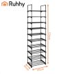 Ruhhy 10 szintes cipőtartó polc 45x30x174 cm 27392