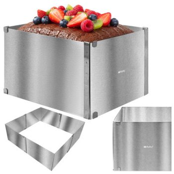 Ruhhy téglalap alakú állítható tortaforma 27426