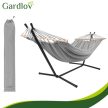 Gardlov Kerti függőágy vázzal 200x150cm szürke-fekete 27293