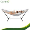 Gardlov Kerti függőágy vázzal 200x150cm szürke-fekete 27293