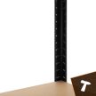Bigstreen Tároló polc - fekete 180x90x40 cm 27340