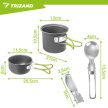 Trizand Turisztikai étkészlet kempingezéshez 27413