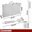 Kaminer grilleszközök - 26 db-os készlet 27433