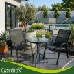 Gardlov Kerti szék 2 db-os készlet fekete 27565