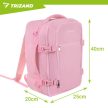 Trizand Túrahátizsák 40x25x20 cm rózsaszín 27658