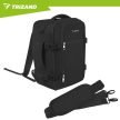 Trizand Túrahátizsák 40x25x20cm fekete 27657