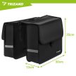Trizand 28L dupla kerékpár csomagtartó 27354