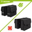 Trizand 28L dupla kerékpár csomagtartó 27354