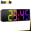 Izoxis Ébresztőóra - színes LED óra 27743