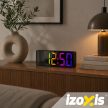 Izoxis Ébresztőóra - színes LED óra 27743