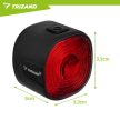 Trizand piros kerékpárlámpa 27562