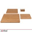 Zortiva Bambusz vágódeszka - 3db-os szett 28065