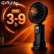 Ruhhy fekete mini kézi ventilátor 27781