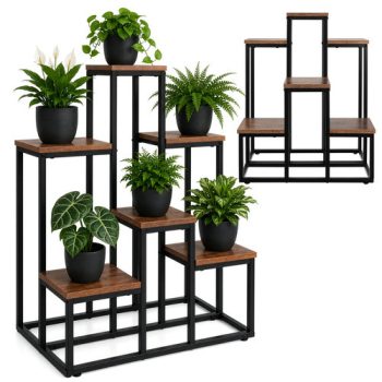   Gardlov 67 cm magas álló virágállvány – 6 polccal 27789