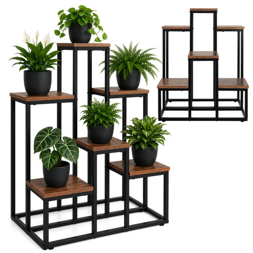 Gardlov 67 cm magas álló virágállvány – 6 polccal 27789