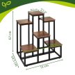 Gardlov 67 cm magas álló virágállvány – 6 polccal 27789