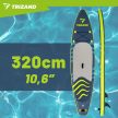 Trizand 320 cm-es SUP-deszka tartozékokkal 27786