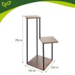 Gardlov 78 cm magas álló virágállvány – 3 polccal 28173