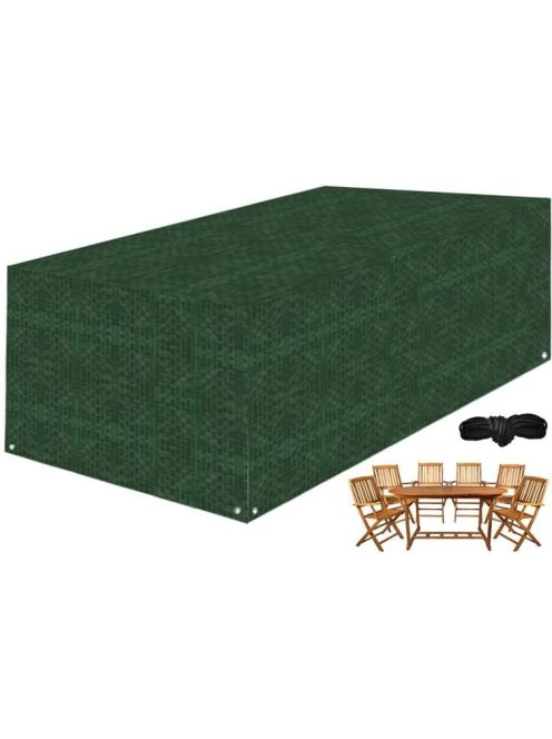 Kerti bútorhuzat bútor takaró polietilén zöld 100x180x240 cm 5900779933088