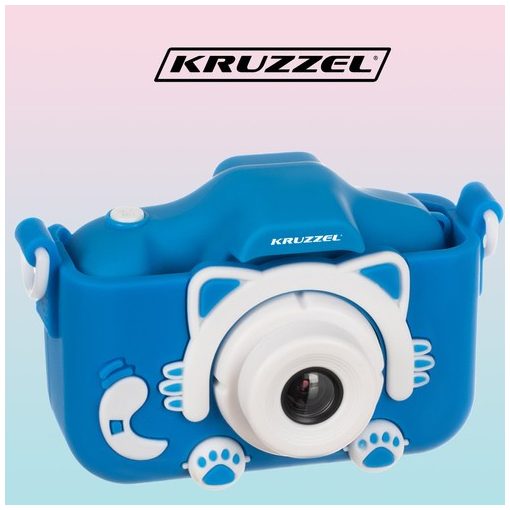Kruzzel Digitális fényképezőgép gyerekeknek kék AC22295