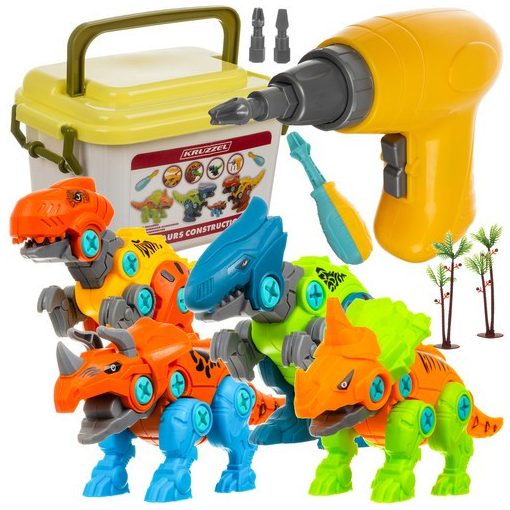 Kruzzel Építőkészlet dinoszauruszok 24723