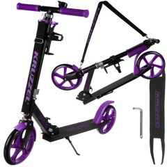Kruzzel Spidoo roller fekete-lila 25630