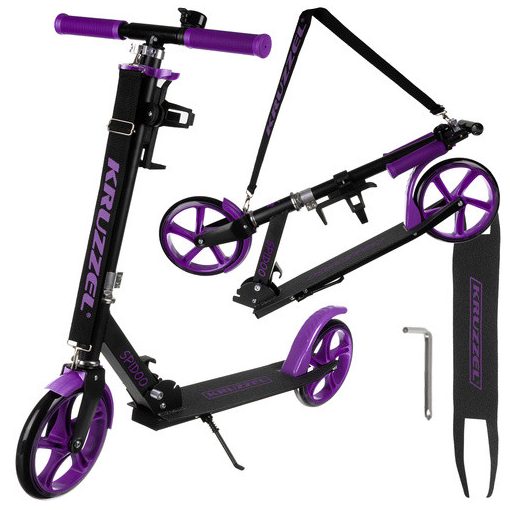 Kruzzel Spidoo roller fekete-lila 25630