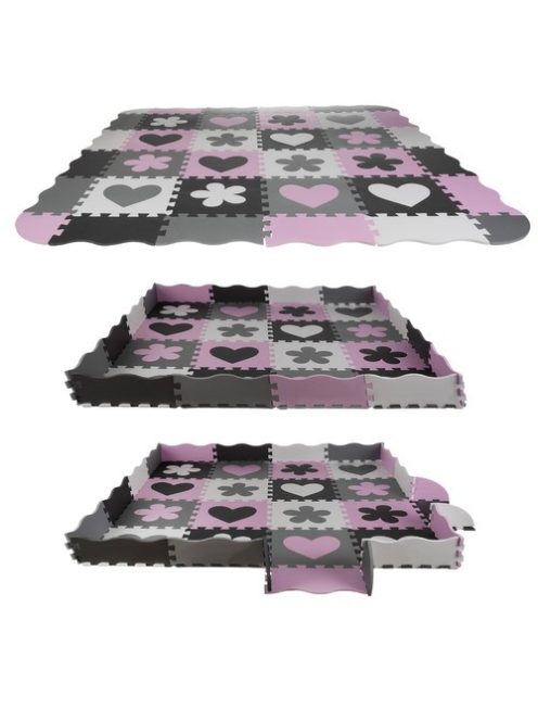 Habszivacs puzzle szőnyeg játszószőnyeg 16 részes 30x30 cm 5902802921994
