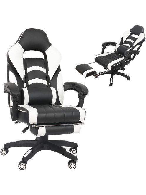 FUN Gamer szék fehér-fekete 50003214