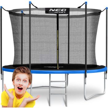   Trampolina ogrodowa 6ft/183cm z siatką wewnętrzną i drabinką Neo-Sport