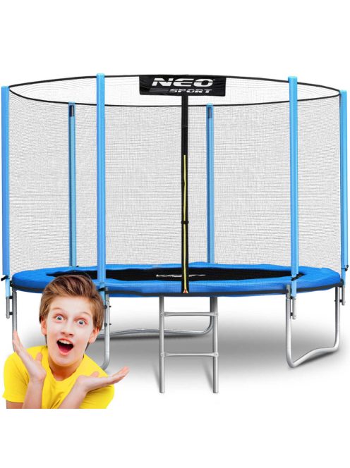 Neo-Sport 183 cm-es kerti trambulin külső hálóval és létrával